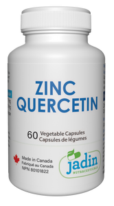 ZINC Bisglycinate + QUERCETIN – 60 Vegetable Capsules
