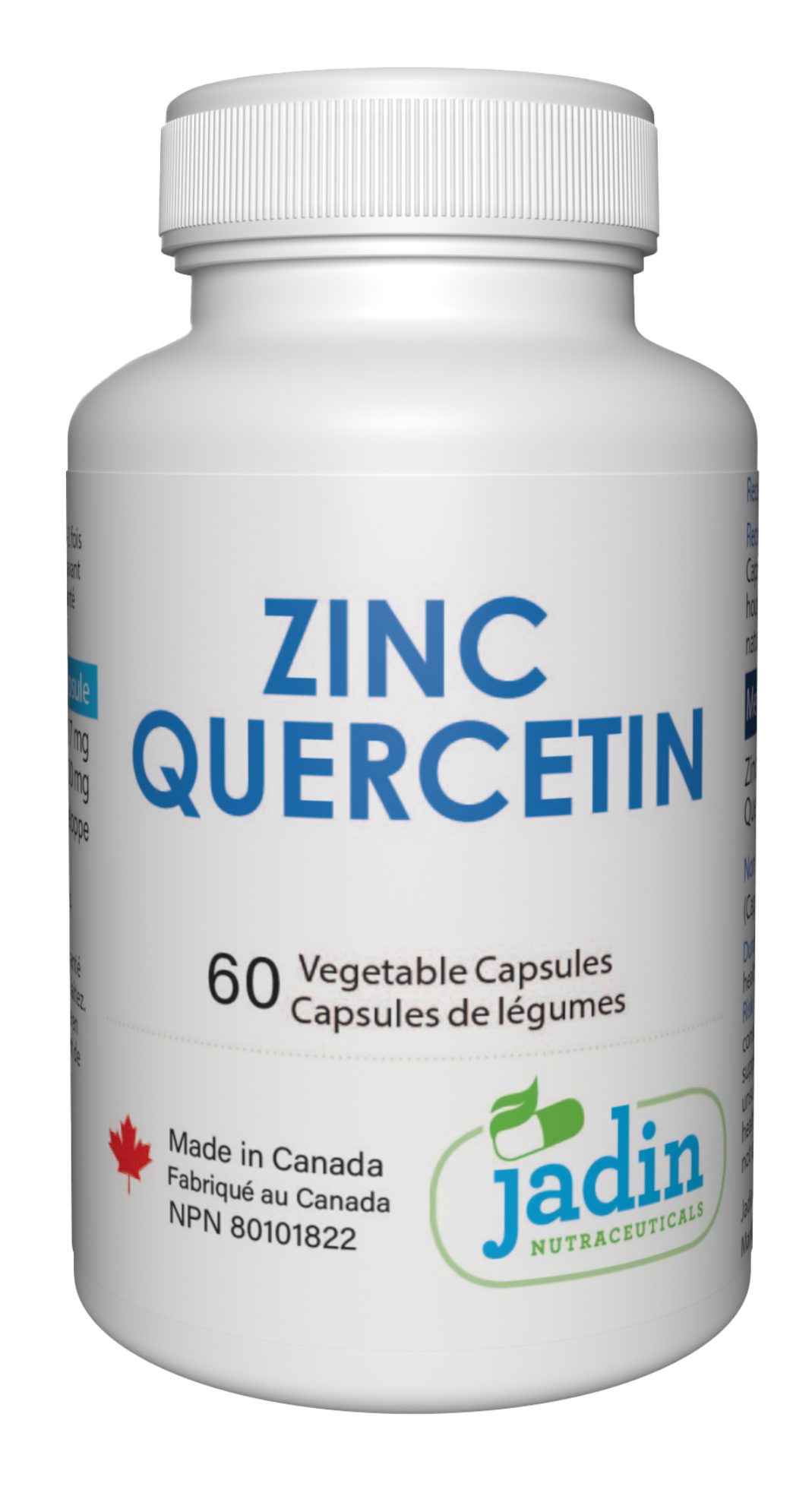 ZINC Bisglycinate + QUERCETIN – 60 Vegetable Capsules