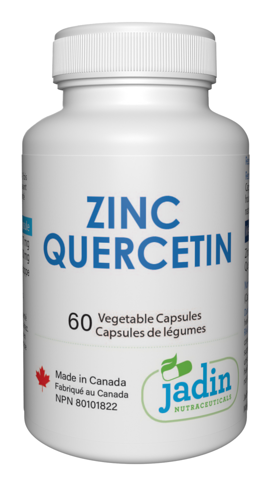 ZINC Bisglycinate + QUERCETIN – 60 Vegetable Capsules