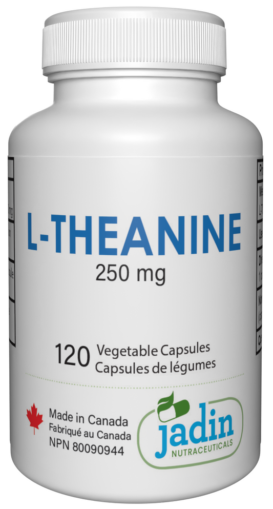 L-THEANINE 250 mg – Pure – No Fillers – 120 Vegetable Capsules