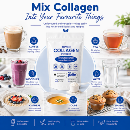 Hydrolyzed Bovine Collagen Peptides Powder 600 g (60 Servings) - 100% Pure Collagen
