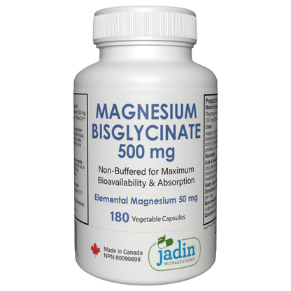 Magnesium Bisglycinate 500 mg (Albion TRAACS®) – 100% Pure – Non-Buffered