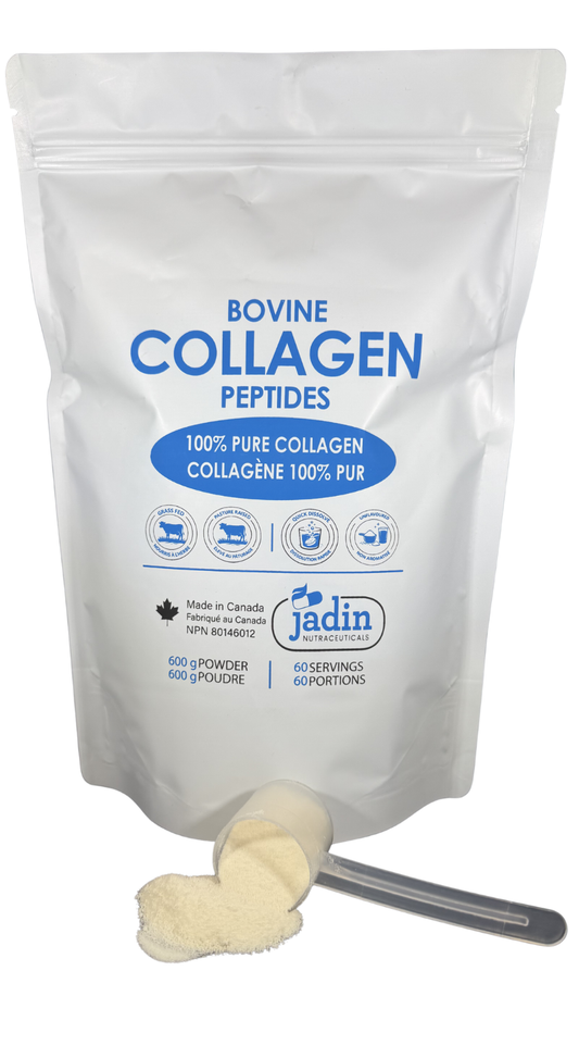 Hydrolyzed Bovine Collagen Peptides Powder 600 g (60 Servings) - 100% Pure Collagen