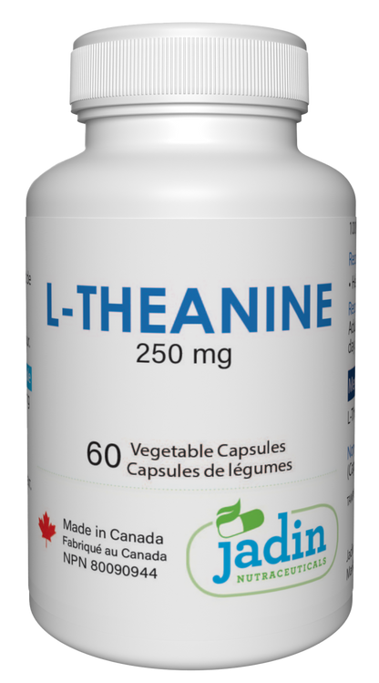 L-THEANINE 250 mg – Pure – No Fillers – 60 Vegetable Capsules