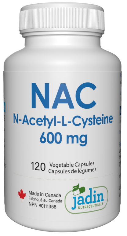 NAC (N-Acetyl-L-Cysteine) 600 mg 120 Vegetable Capsules